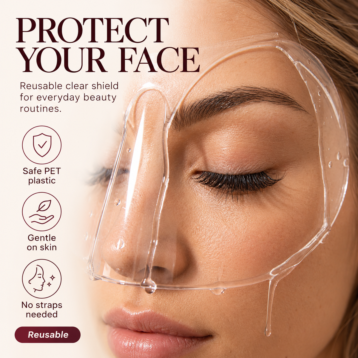 Pickento Lash Shield™ | Shower Protection for Lash Extensions